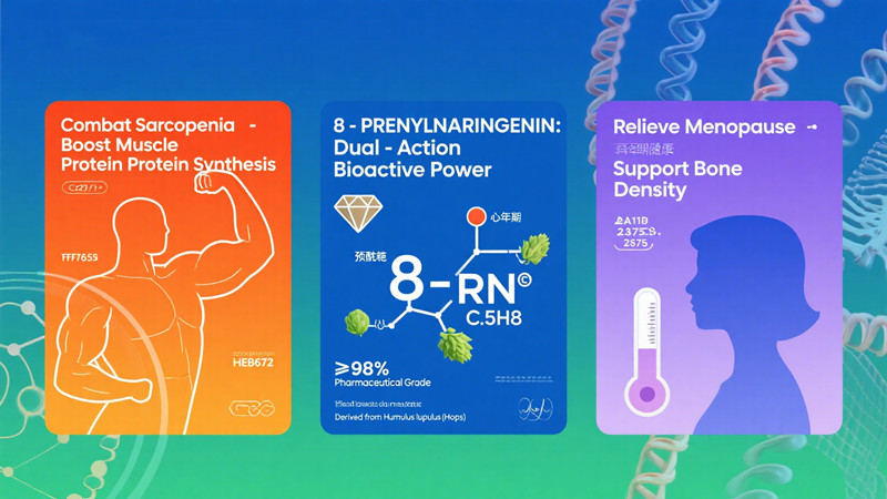 8-PN de alta pureza: Doble refuerzo para músculos y menopausia