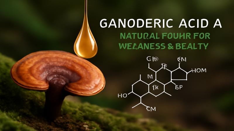 Descubra el poder del ácido ganodérico A: el bioactivo natural del hongo reishi para la salud y la belleza