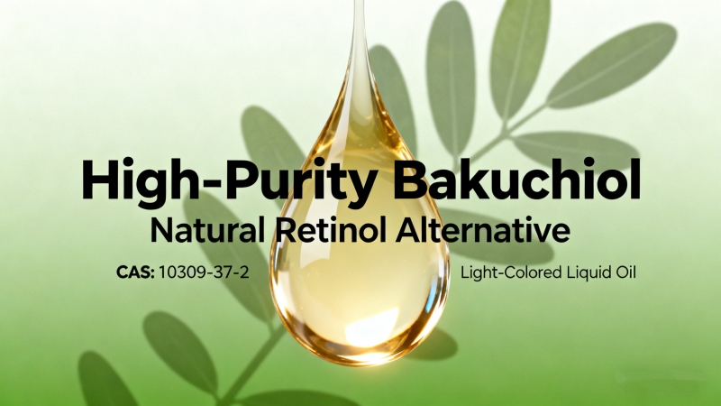 Bakuchiol de alta pureza CAS 10309-37-2 | Ingrediente natural de origen vegetal para formulaciones cosméticas y de cuidado de la piel