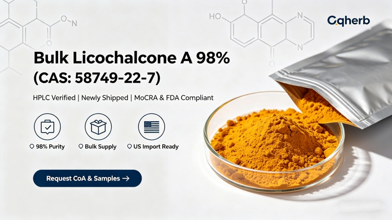 Licochalcona A en polvo al 98% a granel (CAS: 58749-22-7) | Proveedor verificado por HPLC